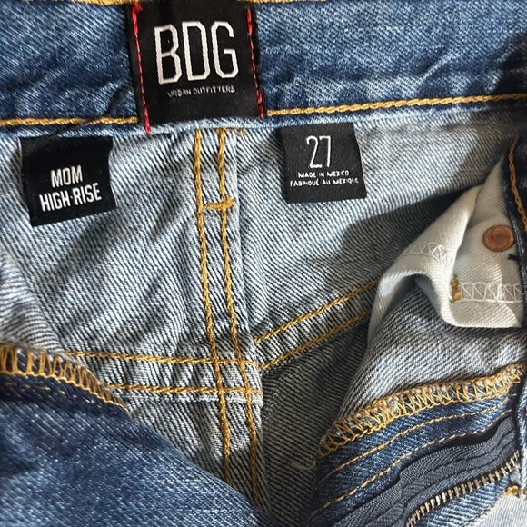 BDG urban outfitters MOM high-rise size 27 denim shorts blue - Picture 4 of 4
